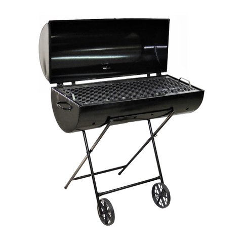 Churrasqueira Mega Grill Grelha Carrinho e Rodas 92x78x30cm Duralar F016AOM
