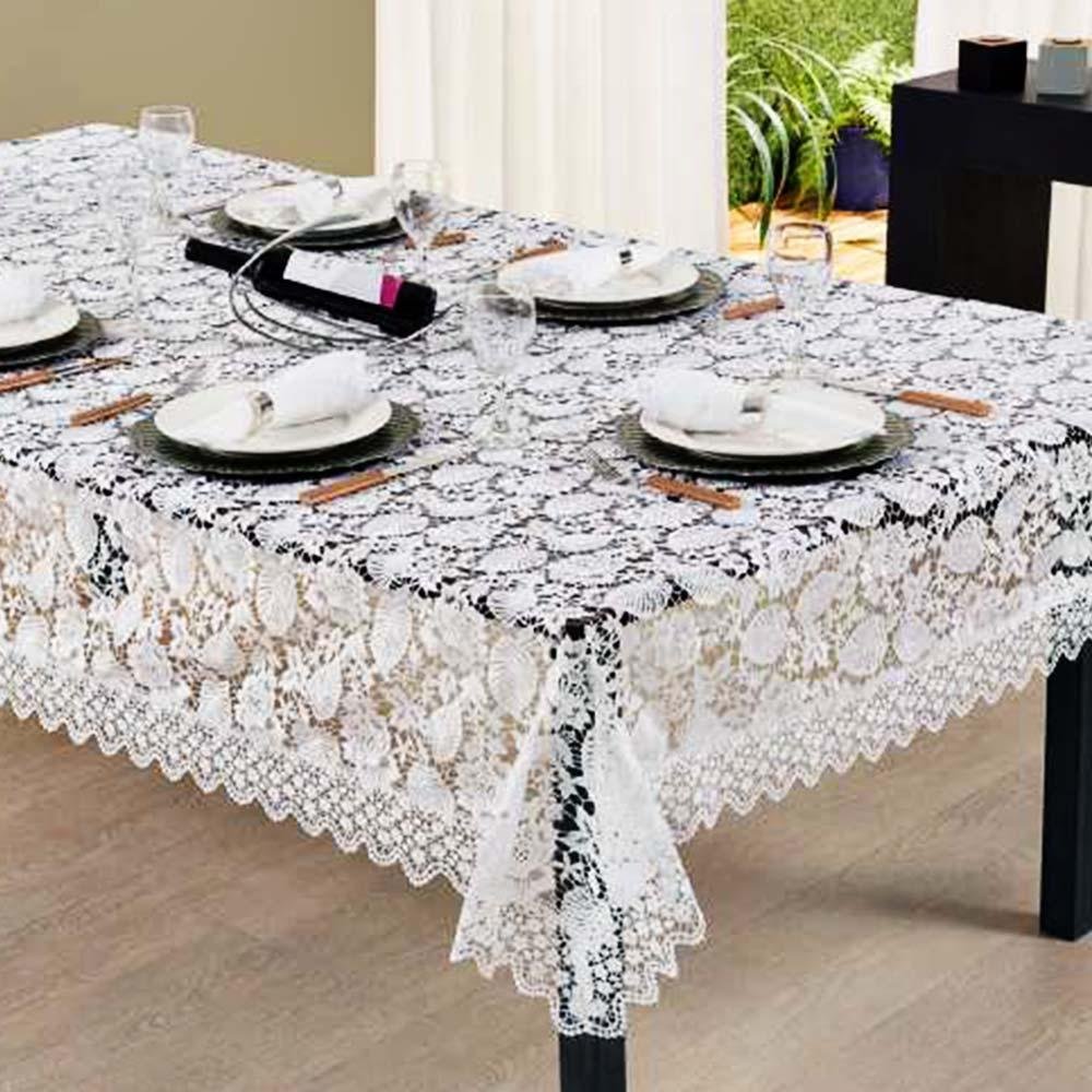 Toalha de Mesa Quadrada 220x220cm 2255 - Rafimex Branca