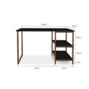 Ver imagem 4 de Escrivaninha Industrial Office Star 120cm 2 Prateleiras Klm Móveis