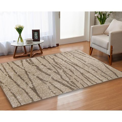 Tapete Sala Toque Macio 2,00x2,50 Linha Design Antid. Perola Des 305
