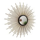 Ver imagem 3 de Espelho decorativo de parede redondo com moldura palitada celestial Dourado