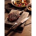 Ver imagem 6 de Jogo de Talheres Jumbo para Churrasco Tramontina em Aço Inox com Cabo Castanho Polywood 4 Peças