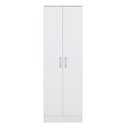 Ver imagem 2 de Sapateira Multiuso 2 Portas 5 Prateleiras Golden Branco - Élpis Móveis