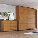 Ver imagem 1 de Conjunto Quarto Adulto Guarda-Roupa + Cômoda Palace