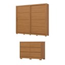 Ver imagem 2 de Conjunto Quarto Adulto Guarda-Roupa + Cômoda Palace