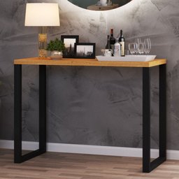 Aparador Industrial Berlim 100% Mdf Marrom/Preto - Pnr Móveis - 1