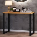 Ver imagem 1 de Aparador Industrial Berlim 100% Mdf Marrom/Preto - Pnr Móveis