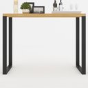 Ver imagem 5 de Aparador Industrial Berlim 100% Mdf Marrom/Preto - Pnr Móveis