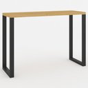 Ver imagem 3 de Aparador Industrial Berlim 100% Mdf Marrom/Preto - Pnr Móveis