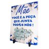 Porta Retrato Azulejo Presente Dias Das Mães Exclusivo com Nomes Personalizados Coleção Tea & Amor a - 2