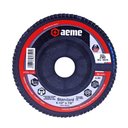Ver imagem 1 de Disco Flap Aeme Standard Nylon Preto Reto Zircônio 4.1/2" (115mm) 10 Unidades