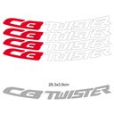 Ver imagem 6 de Kit Adesivo Tanque Honda Twister 300f Lateral e Roda Interna