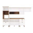 Ver imagem 6 de Cozinha Completa Modulada 6 Peças Iluminata Branco/Ébano