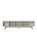 Ver imagem 6 de Bancada Tv Decorativa Sala de Estar Queiroz Off White/matte G73 - Gran Belo