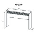 Ver imagem 4 de Aparador Buffet com 2 Gavetas 1,20m: Marrom Claro Natural