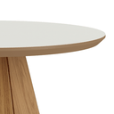Ver imagem 3 de Mesa de Centro Hexagon 100% MDF Off White / Freijó Dalla Costa