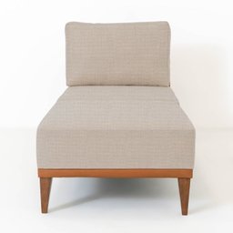 Sofá 2 Lugares 1 Chaise e 1 Puff Boreal CabeCasa MadeiraMadeira - 14