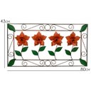 Ver imagem 2 de Quadro Decoração Rustica de Ferro Classico Artesanal para Varanda Libertas Rosas Artesanato Verniz