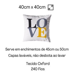 Kit 4 Almofadas Cheias 40cm X 40cm Decorativas Estampadas Digital Sala Sofá Quarto Geo Bege - 5