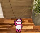 Ver imagem 1 de Tapete Ursinho Cor Pink 80x40 Cm para Salas Quartos e Porta de Entradas