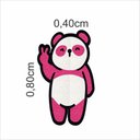 Ver imagem 2 de Tapete Ursinho Cor Pink 80x40 Cm para Salas Quartos e Porta de Entradas