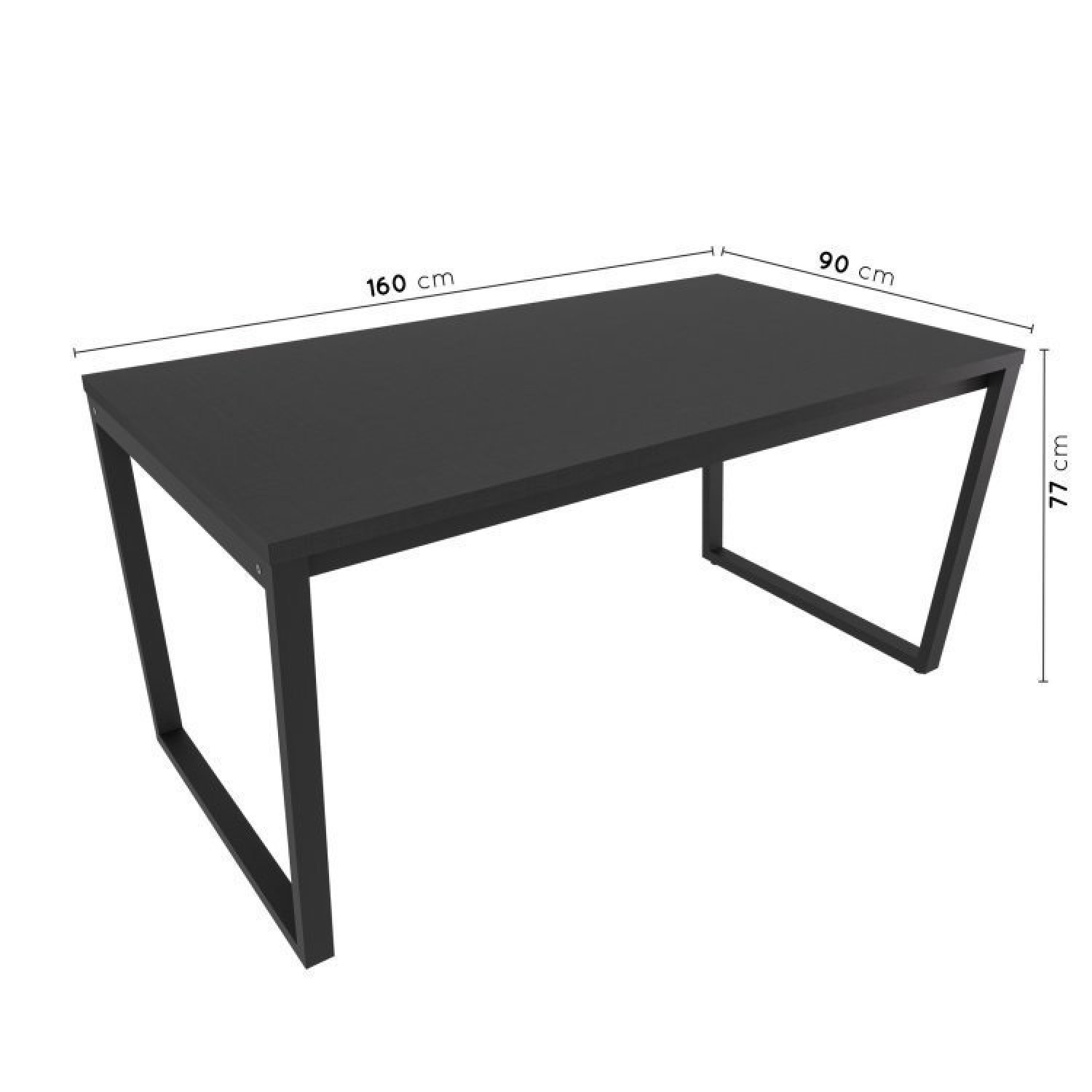 Conjunto Concept Mesa 160x90cm 1 Banco 2 Lugares 120 cm e 2 Banquetas CabeCasa MadeiraMadeira - 2