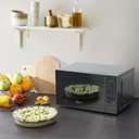 Ver imagem 2 de Micro-Ondas Midea 20L Porta Espelhada Minuto Fácil Prata MRAE21 110V