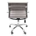Ver imagem 4 de Cadeira Diretor Charles Eames Esteirinha Branca Giratória 11d Branco