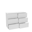 Ver imagem 5 de Cômoda 6 Gavetas Merlot Yescasa