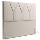 Ver imagem 7 de Cabeceira Cama Box Casal King 195cm Aura Linho W01 Cru - Mpozenato