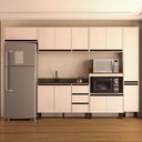 Ver imagem 1 de Cozinha Completa Koya 12 Portas 3 Gavetas 40250032 Creme - Politorno