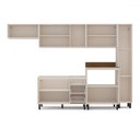Ver imagem 3 de Cozinha Completa Koya 12 Portas 3 Gavetas 40250032 Creme - Politorno