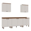 Ver imagem 2 de Cozinha Completa 5 Peças 3 Balcões 2 Armários Aéreos Iluminata 