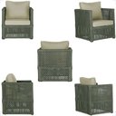 Ver imagem 5 de Mesa Centro e 1 Poltrona Madri Corda Náutica Estofado 7 Trama Original