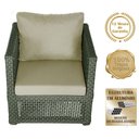 Ver imagem 3 de Mesa Centro e 1 Poltrona Madri Corda Náutica Estofado 7 Trama Original