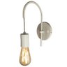 Luminaria Abajur Arandela Parede Botão Cabeceira Cama Branco - 1
