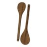 Kit 6 Colheres de Pau 30 Cm em Madeira Artesanal Teixeira:marrom-claro - 7