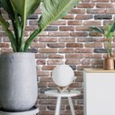 Ver imagem 1 de Papel de Parede Adesivo Tijolo Rústico Marrom e Preto 2,50m