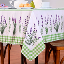 Ver imagem 1 de Toalha de Mesa Estampada Allegra 6 Lugares 100% Pol. Lavanda