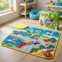 Ver imagem 2 de Tapete Musical Infantil Transportes com Led e Sons - Xcell
