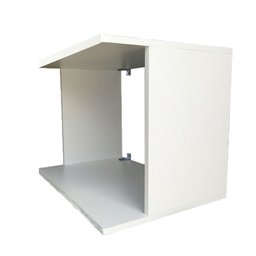 Suporte Microondas Simples Branco Em Mdf - 2