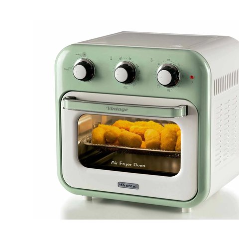 Fritadeira Forno Air Fryer Vintage Verde 16 Litros 127v com Acessórios