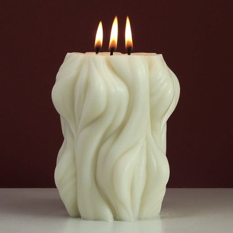 Vela Decorativa Dunas - Design Exclusivo