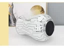 Ver imagem 3 de Vaso Decorativo Porcelana Chinesa Branco Prateado 50x24