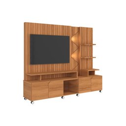 Home para Tv até 55 Led Frisado 2,10m Lukaliam Móveis - 5