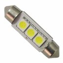 Ver imagem 1 de Lâmpada LED Veicular C5W Torpedo 36mm 3SMD 5050 Iluminação Pingo Super Branco Teto Painel Carro