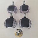 Ver imagem 1 de Rodízio de Cadeira Giratório Pino Anel 50mm Squadroni 5 Unidades