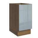 Ver imagem 1 de Balcão de Cozinha 40 Cm 1 Porta (sem Tampo) Rustic/cinza Lux Madesa Rustic/cinza