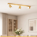 Ver imagem 3 de Perfil de Led Sobrepor Pontual Dourado 1m + 3 Spots 3000k