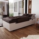 Ver imagem 2 de Base Box Baú para Cama Solteiro 88x188cm Liz S05 Corano Bege - Mpozenato